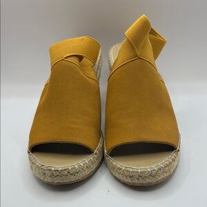 Yellow Espadrille Sandals